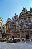 Bruxelles, Belgio - I palazzi della Grand Place, la Maison des Brasseurs.